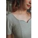 Sweetheart Ribbed Crop Top